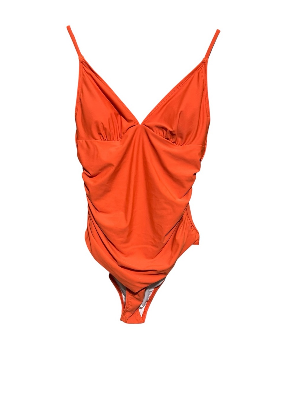 Cupshe Bright Day Shirring Tummy Control One Piece Swimsuit Size M - Picture 3 of 9